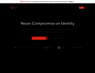 competenz.auth0.com screenshot
