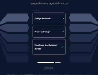competition-manager-online.com screenshot