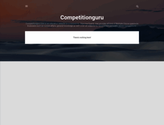 competitionguru.com screenshot