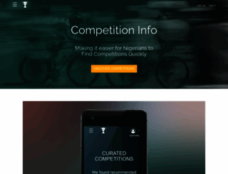 competitioninfo.com screenshot