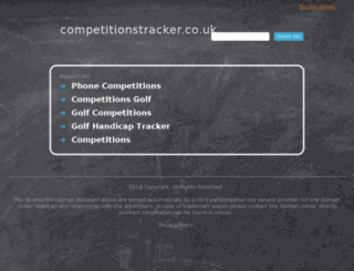 competitionstracker.co.uk screenshot