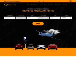 competitiveairportparking.co.uk screenshot