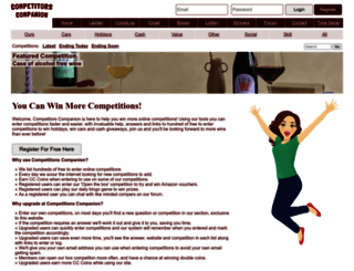 competitorscompanion.com screenshot