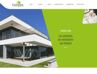 compex-menuiserie.fr screenshot