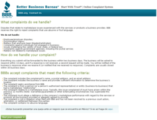 complaint.bbb.org screenshot
