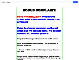 complaintsboard.biz screenshot