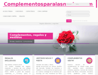 complementosparalasnovias.com screenshot