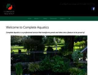 complete-aquatics.co.uk screenshot