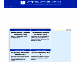 complete-concrete-concise.com screenshot