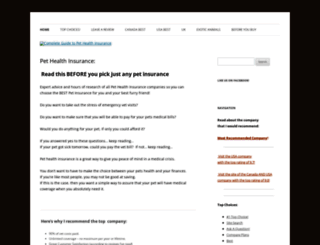 complete-guide-to-pet-health-insurance.com screenshot