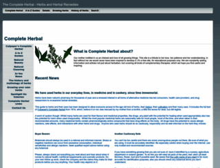 complete-herbal.com screenshot