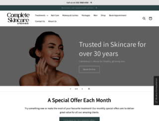 complete-skincare.com.au screenshot