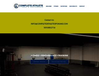 completeathletespokane.com screenshot