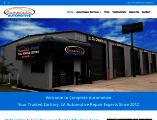 completeautomotivezachary.com screenshot