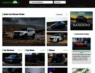 completecar.ie screenshot