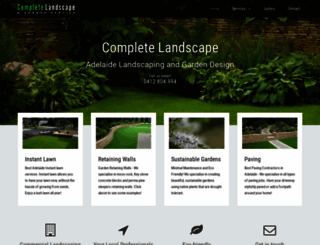 completelandscape.com.au screenshot