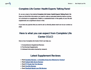 completelifecenter.com screenshot