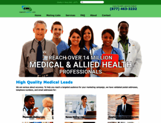 completemedicallists.com screenshot