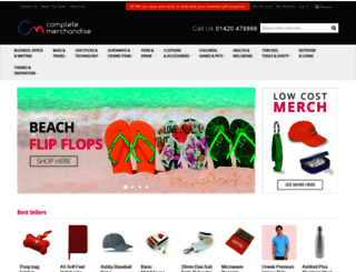 completemerchandise.co.uk screenshot