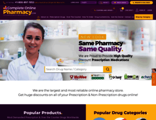 completeonlinepharmacy.com screenshot