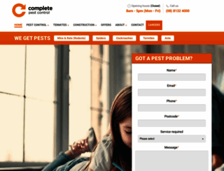 completepest.com.au screenshot