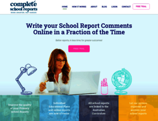 completeschoolreports.com.au screenshot