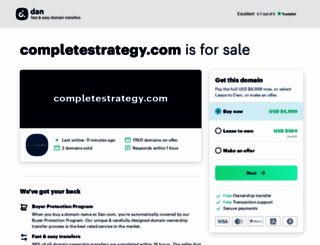 completestrategy.com screenshot