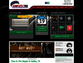 completetiredallas.com screenshot
