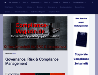 compliance-magazin.com screenshot