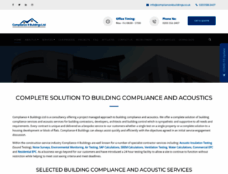 compliance4buildings.co.uk screenshot