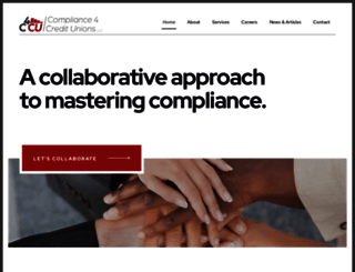compliance4creditunions.com screenshot