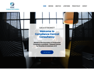 compliancecontrolconsultancy.com screenshot