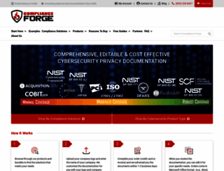 complianceforge.com screenshot