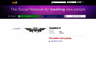 complices-sw.hi5.com screenshot