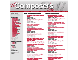 composerssite.com screenshot