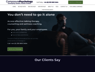 composurepsychology.com screenshot