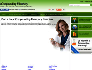 compoundingpharmacydirectory.net screenshot