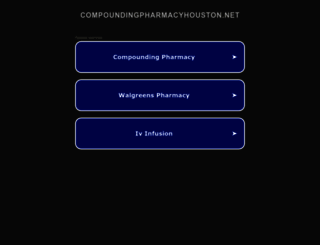 compoundingpharmacyhouston.net screenshot