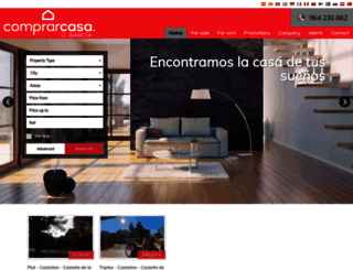 comprarcasagarcia.com screenshot