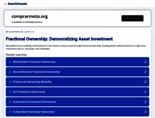 comprarmoto.org screenshot