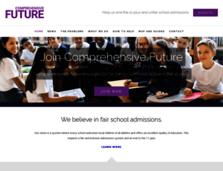 comprehensivefuture.org.uk screenshot