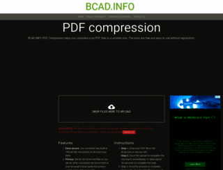 compress-pdf.bcad.info screenshot