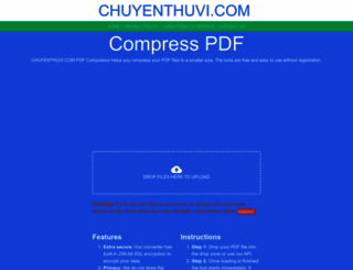 compress-pdf.chuyenthuvi.com screenshot