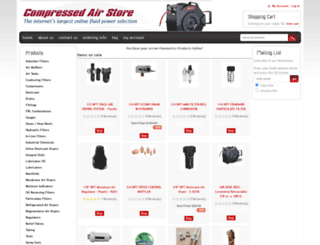 compressedairstore.com screenshot