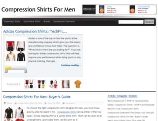 compressionshirt.org screenshot