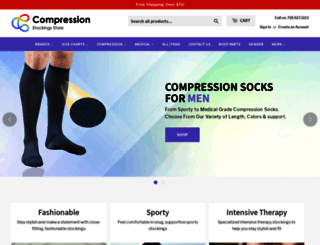 compressionstockingsstore-com.myshopify.com screenshot
