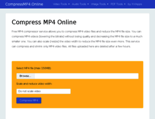 compressmp4.online screenshot