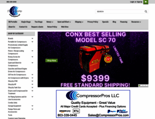 compressorpros.com screenshot
