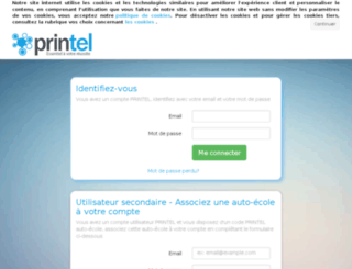 compte.printel.fr screenshot