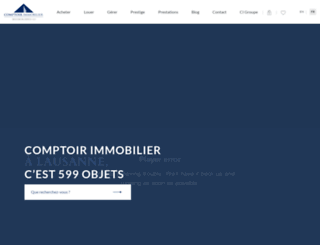 comptoir-immo.ch screenshot